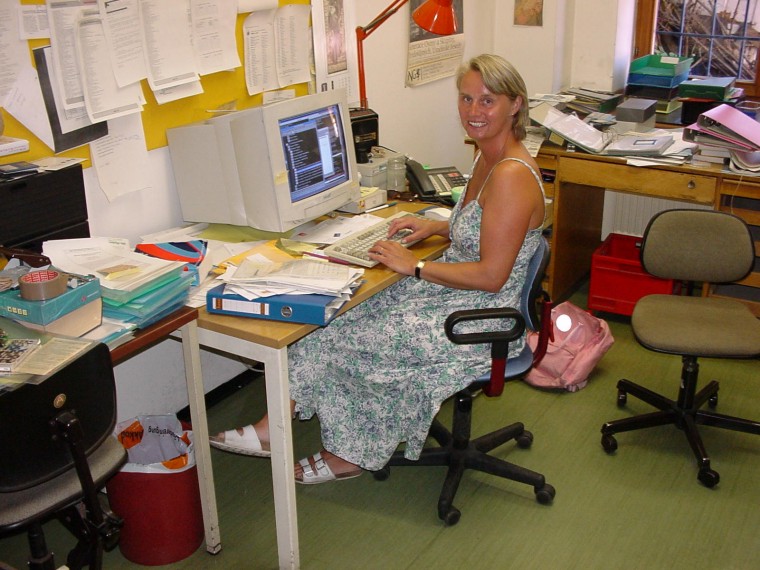 Dana Kaiser in ihrem Büro
