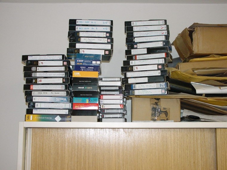 Videokassetten für Multimedia Vorlesungen