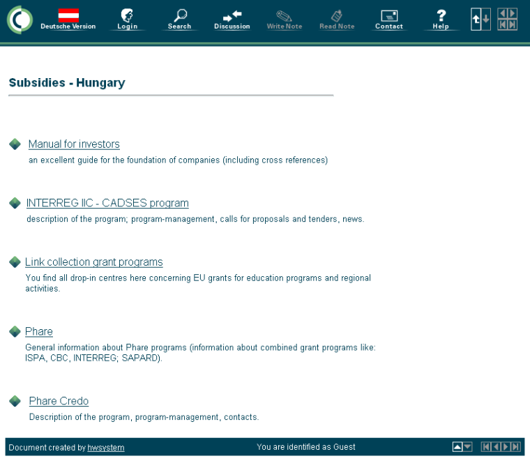 Ungarn, F�rderungen