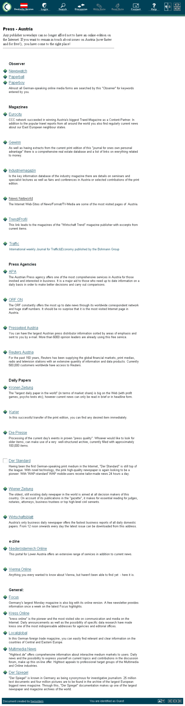 Presse, �sterreich