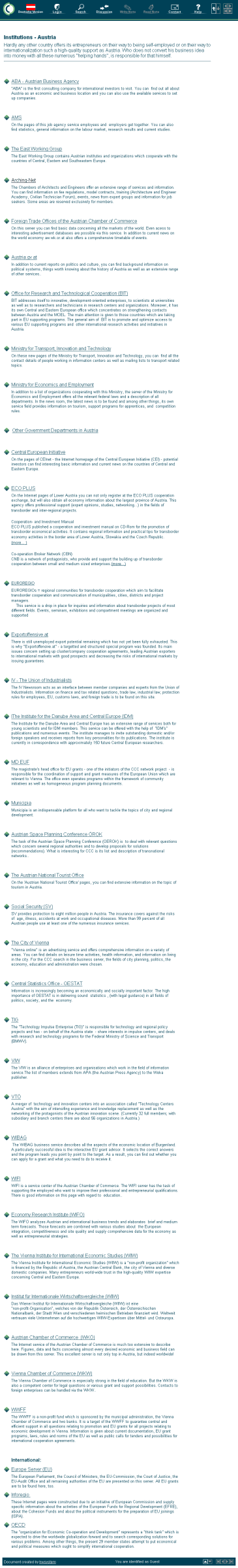Institutionen, �sterreich