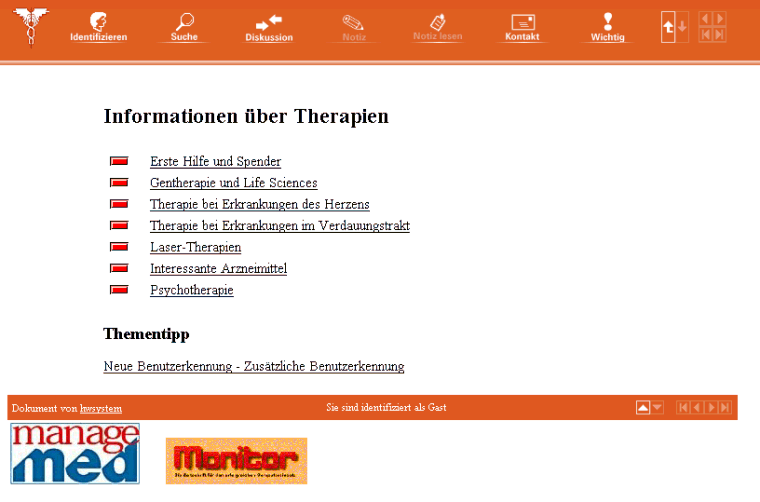 Informationen �ber Therapien