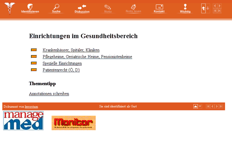 Medizinische Einrichtungen