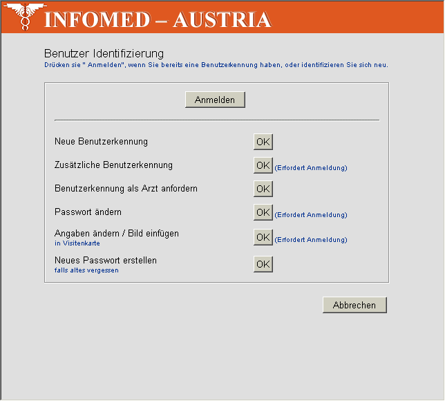 Benutzer Identifizierung
