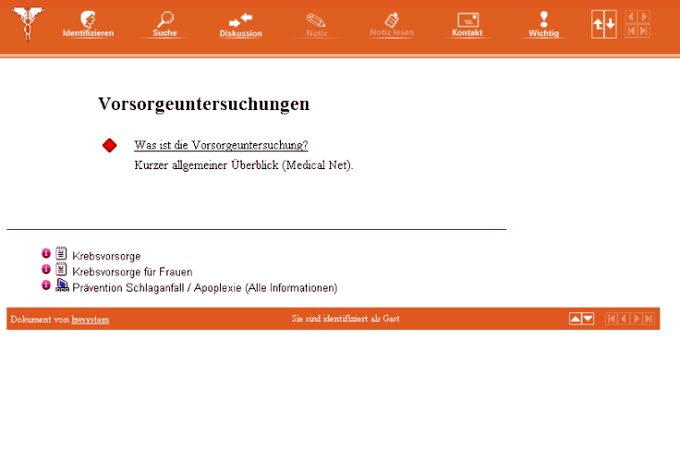 Vorsorgeuntersuchung