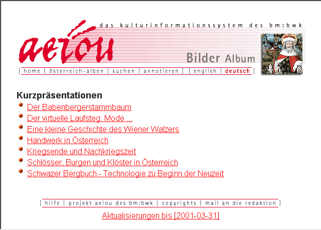 Kurzpr�sentationen