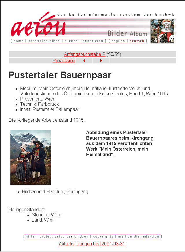 Pustertaler Bauernpaar