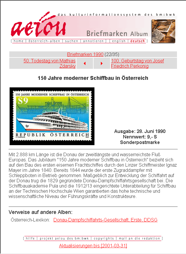 150 Jahre moderner Schiffbau in �sterreich