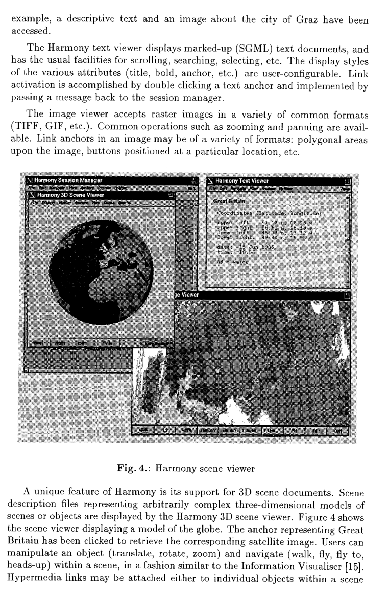 Hyper-G and its Harmony client (6)