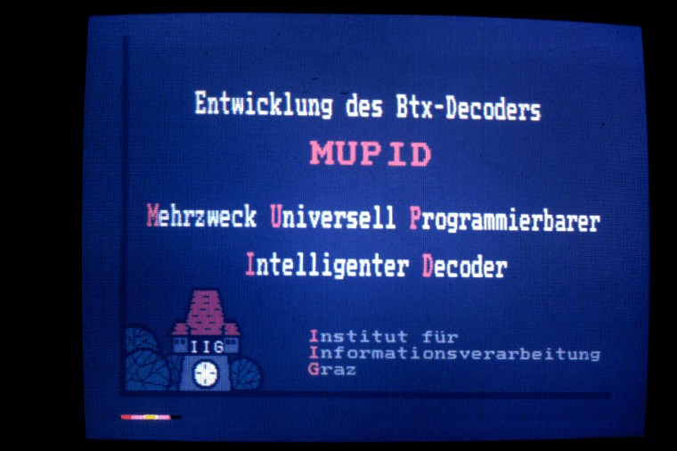 MUPID, Entwicklung des BTX-Decoders