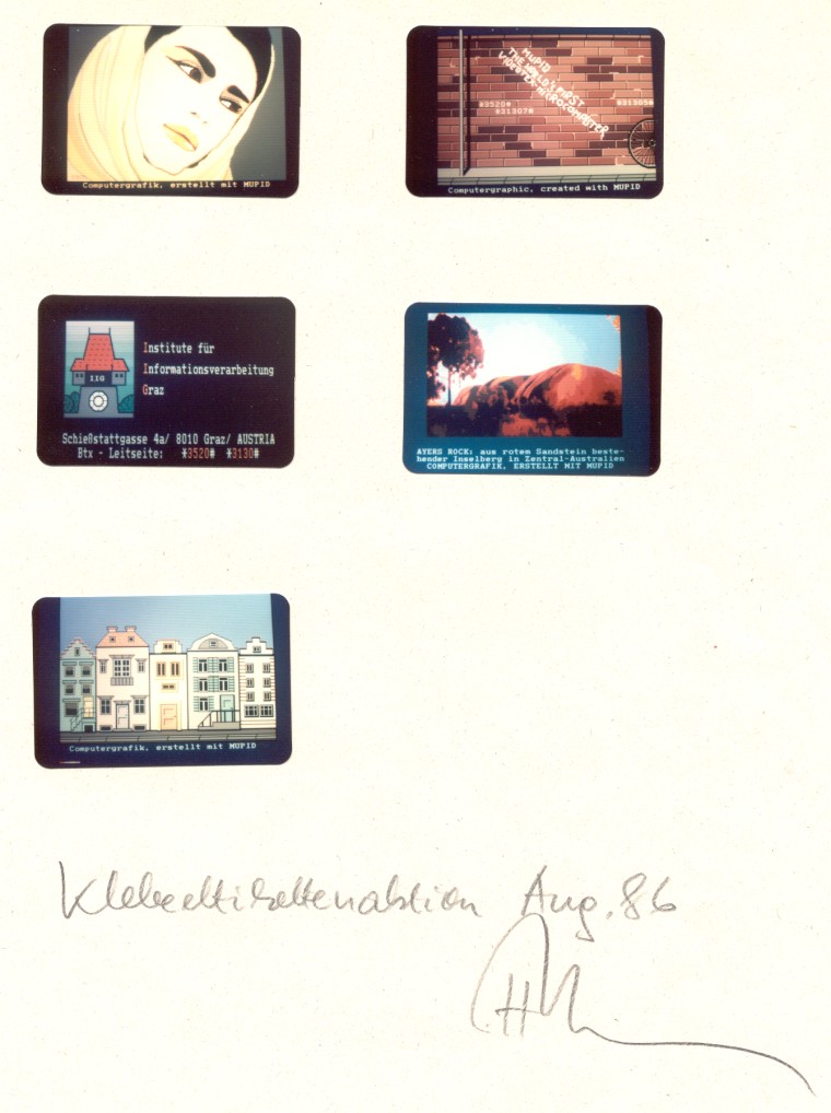 Mupid- Klebeetikettenaktion