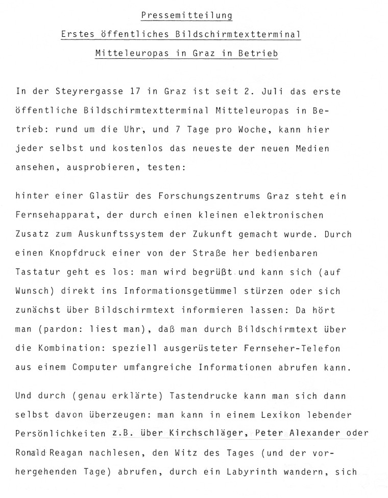 1. �ffentliches BTX-Terminals Mitteleuropas (1)